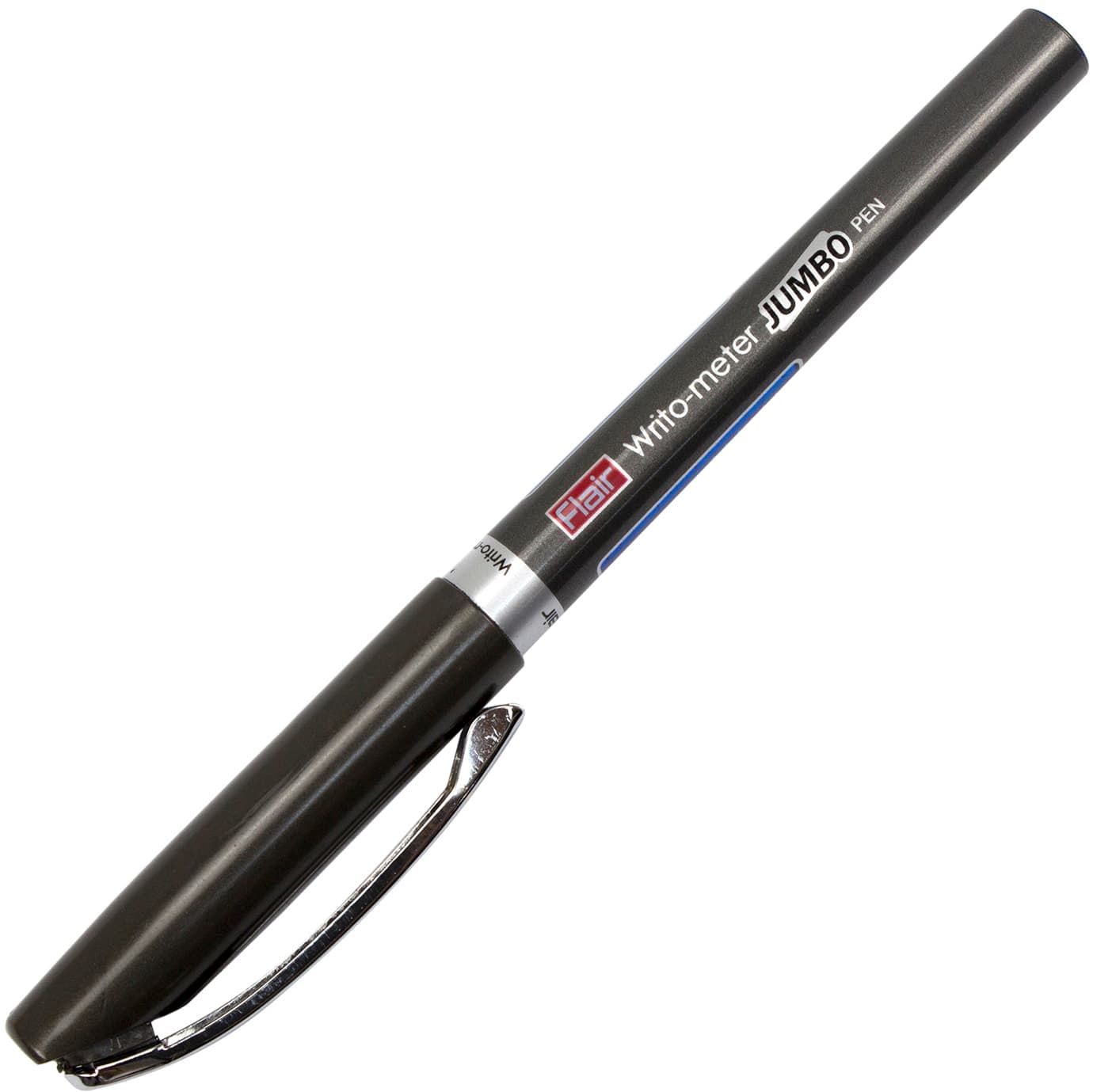Ручка кулькова масляна Flair Writometer 871B синя Jumbo