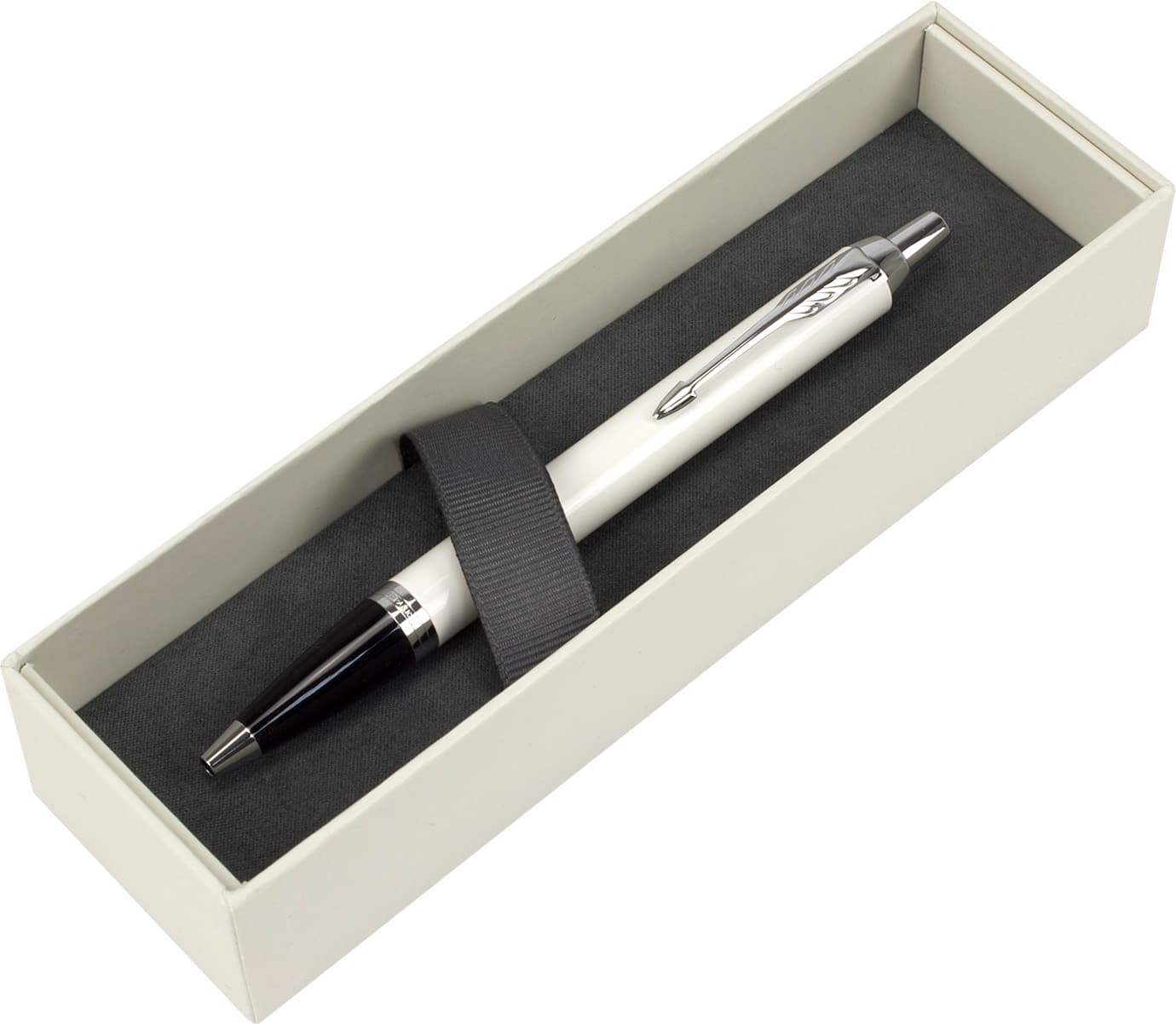 Ручка кулькова Parker IM White хром 22632