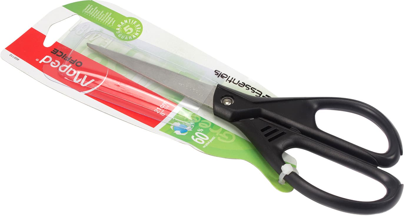 Ножиці офісні Maped Essentials Green 21 см на блістері 468110
