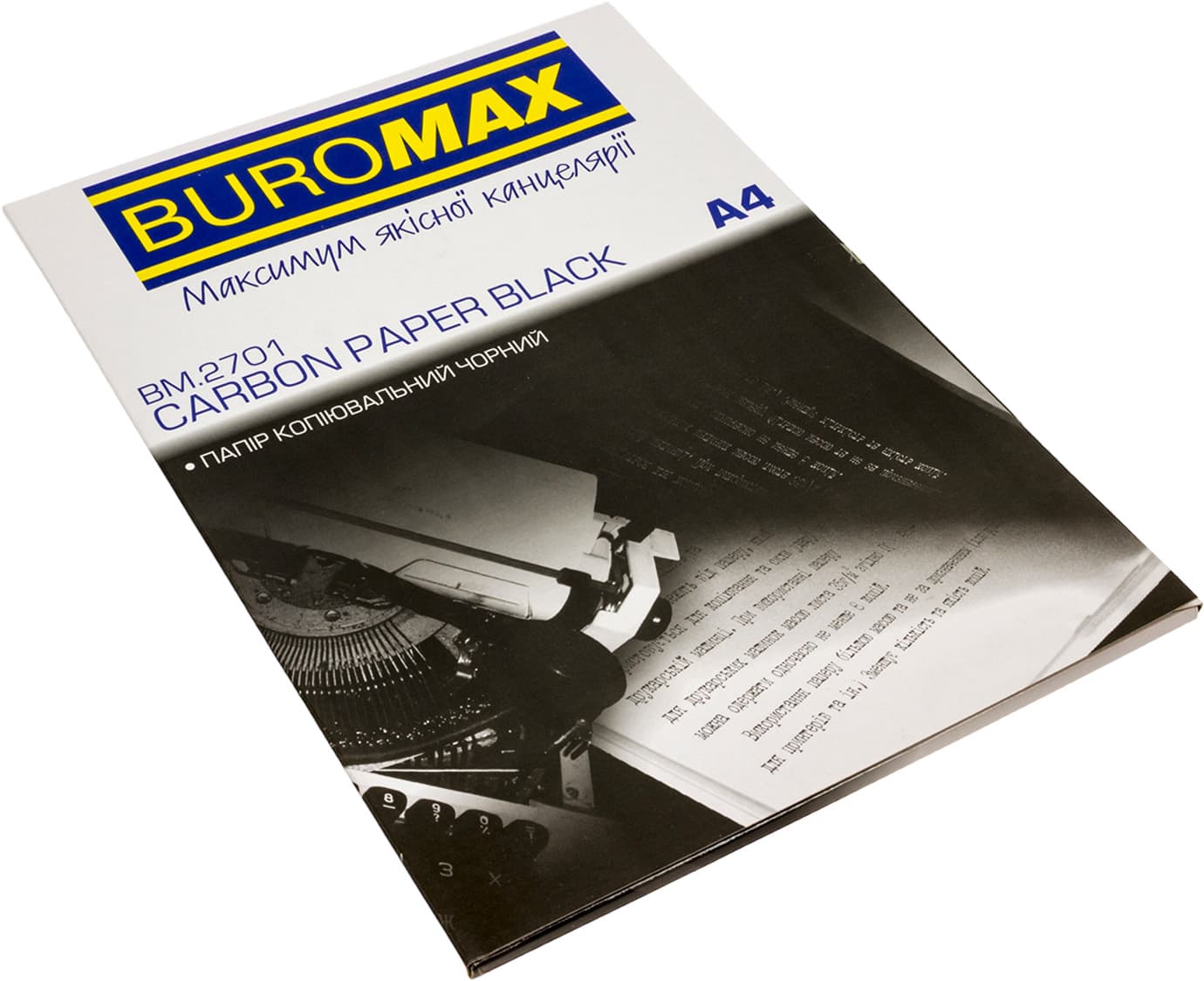 Копірка "Buromax" А4 100арк (чорна) №2701(1)(5)(100)