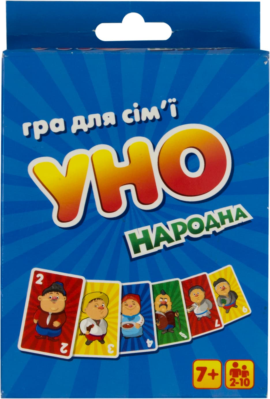 Гра Уно українською Strateg 3 види в коробці 13,5х9х2,5 см (1) 7014-7017