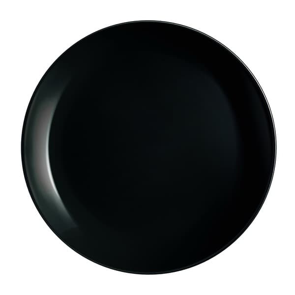 Тарілка обідня скло Luminarc. Diwali Black 25 см (6) (24) 4623/0867