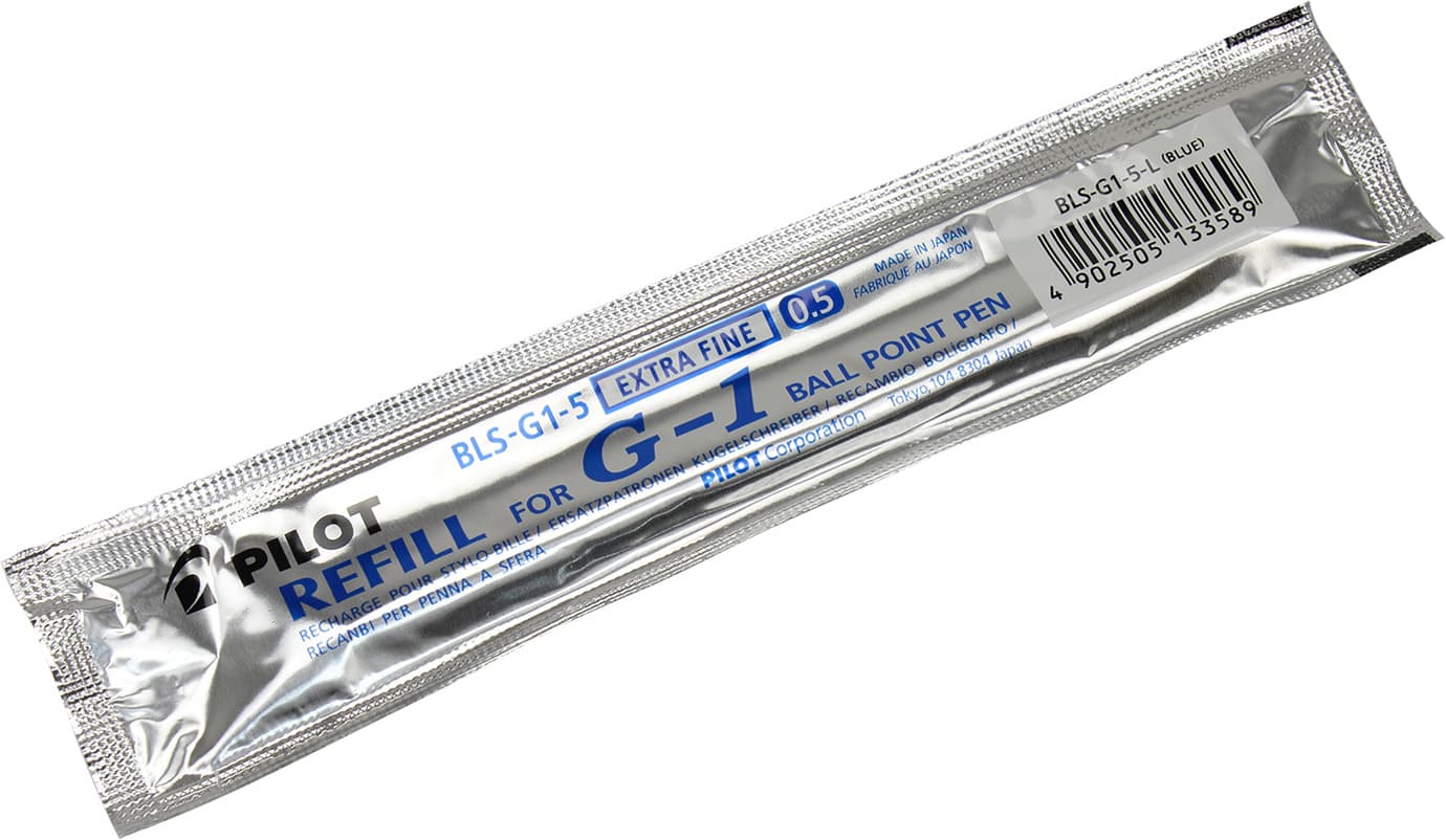 Стрижень гелевий Pilot 0,5мм синій для BL-G1, BLGP-G1 (12) BLS-G1-5-L
