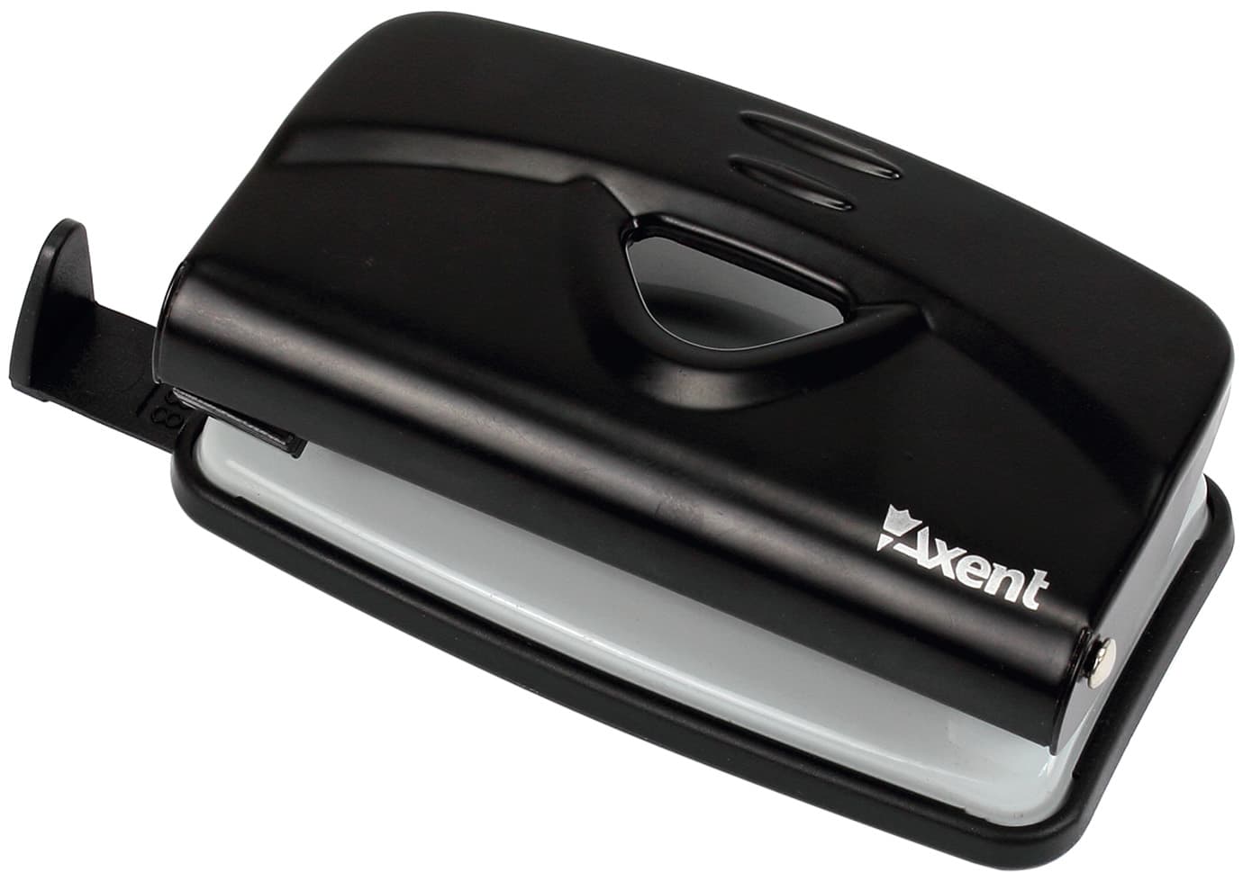 Дырокол Axent Exakt-2 3910-01 10 листов металлический черный