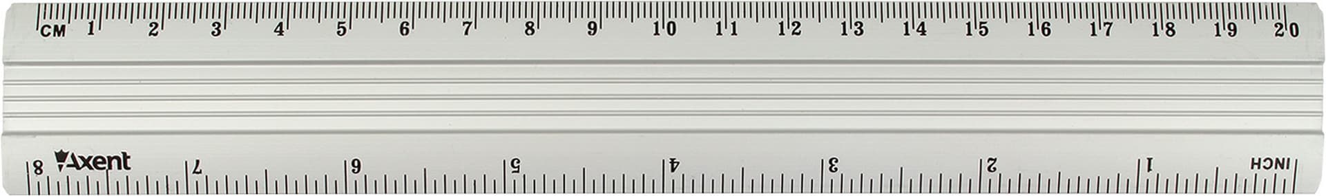Линейка алюминиевая 20см Axent (12) 7420