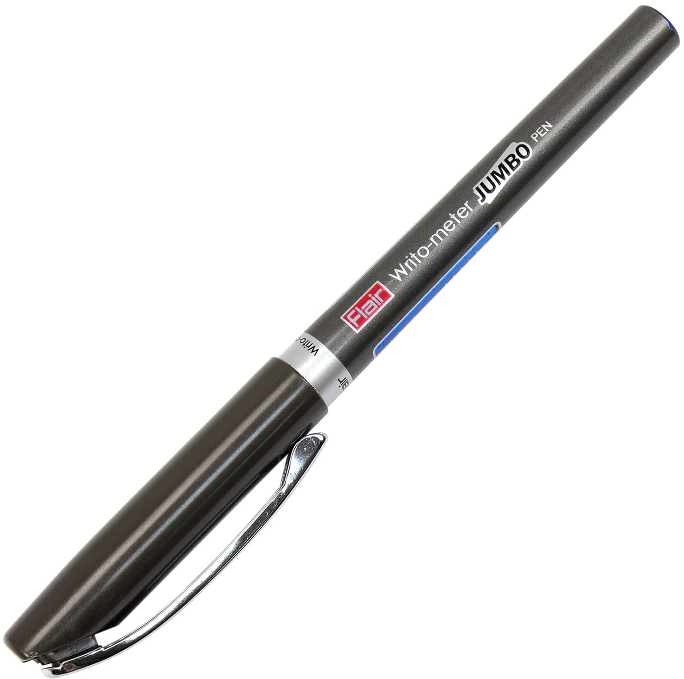 Ручка кулькова масляна Flair Writometer 871B чорна Jumbo