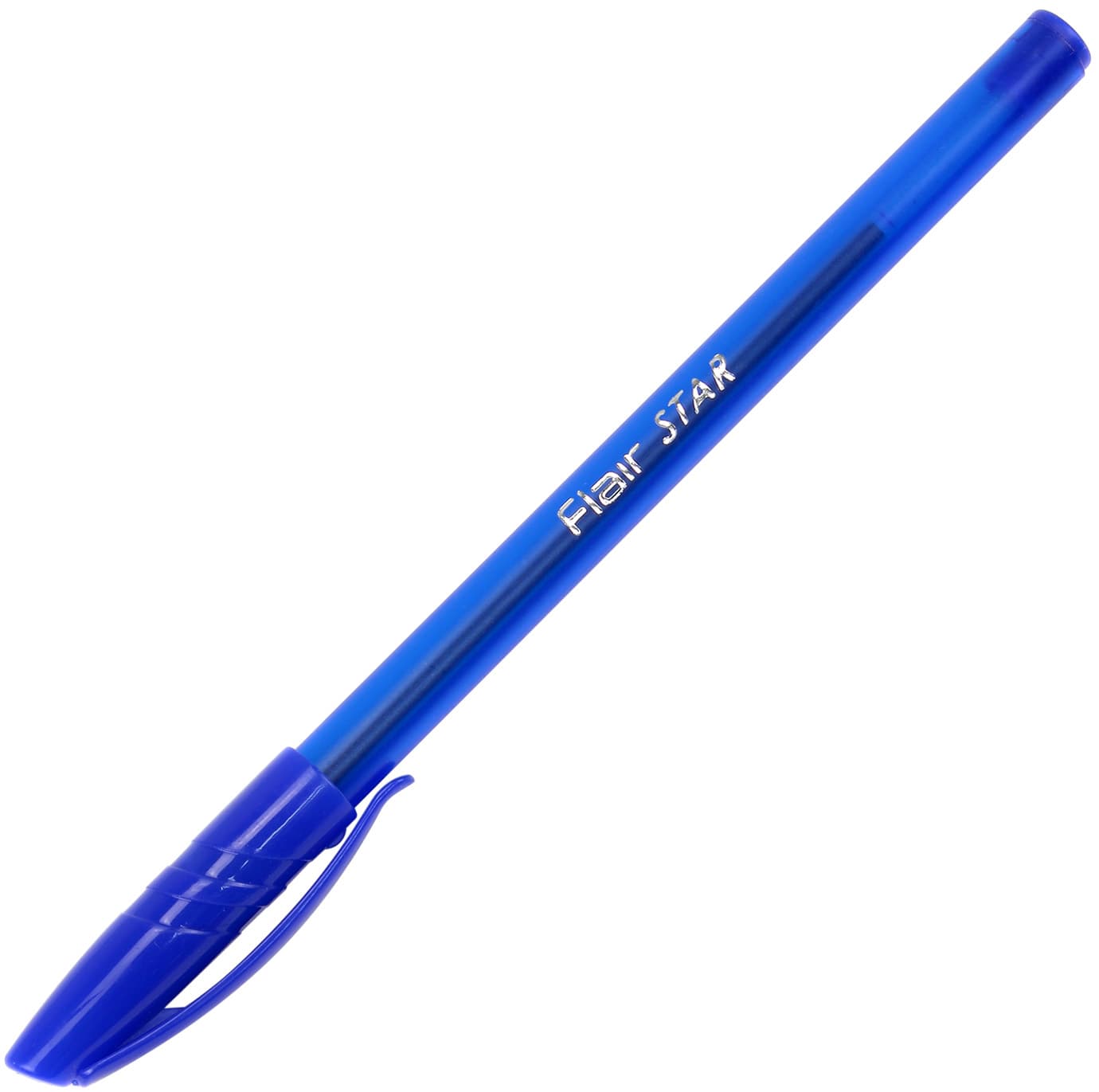 Ручка кулькова Flair Star 1 мм синя (50) (1000) (2000) 1104/1188
