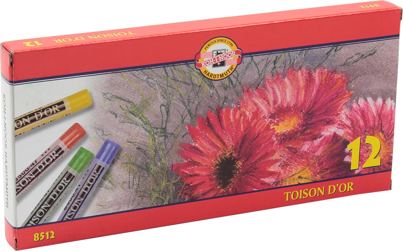 Мелки пастельные Koh-i-noor TOISON D'OR 8512 12 цветов