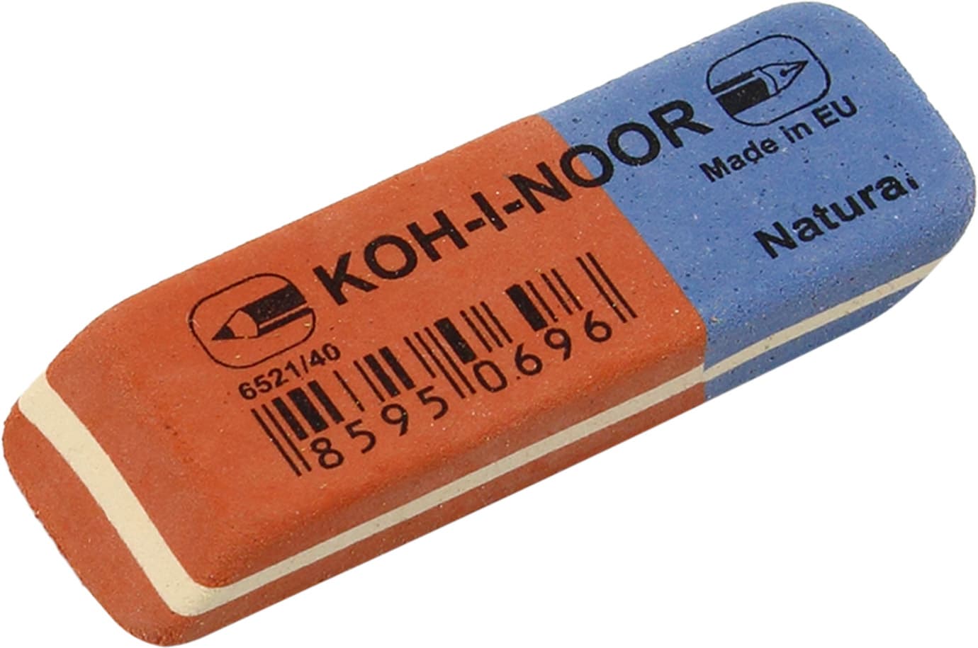 Ластик Koh-i-noor Blue Star красно-синий (40) (320) 6521/40