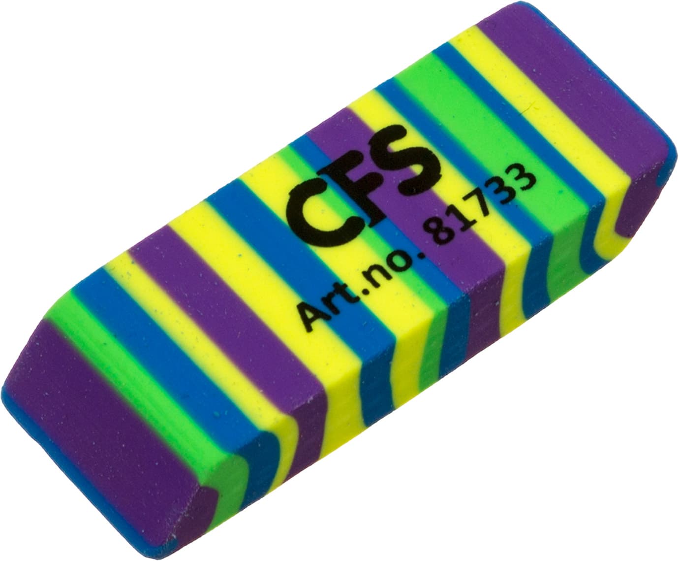 Ластик "CoolForSchool" Rainbow 55x20x10мм,ассорти №CF81733 &&(1)(45)(1350)