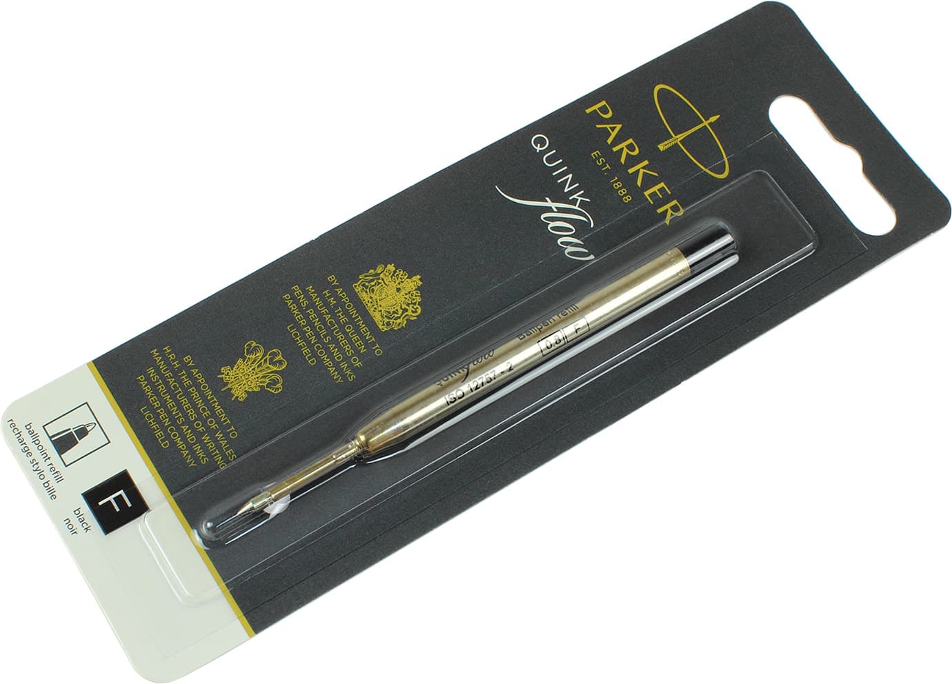 Стержень шариковый Parker QuinkFlow, блистер черный 10231BK