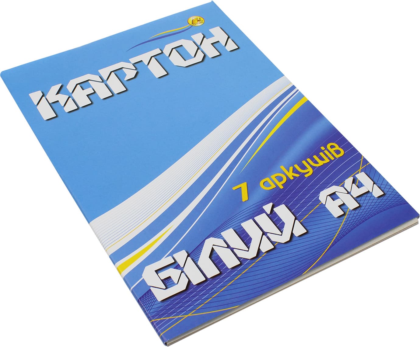 Картон білий А4 7 аркушів Тетрада (25)