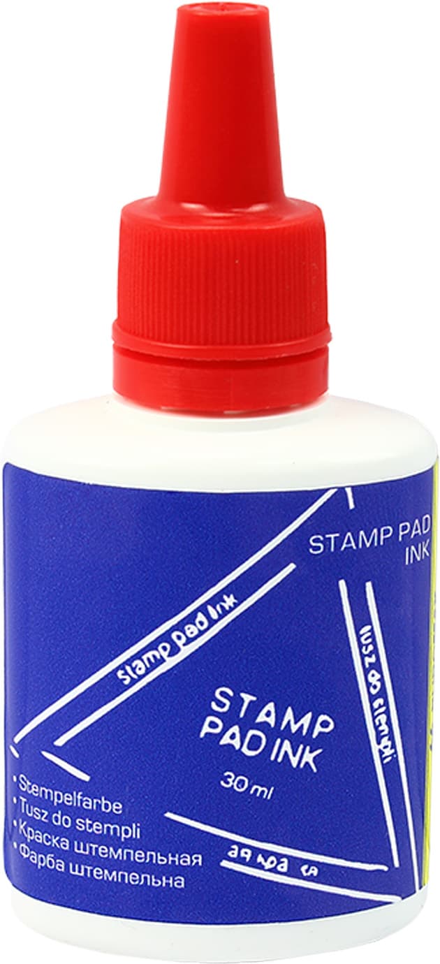 Штемпельная краска Buromax 1901-03 красная 30мл