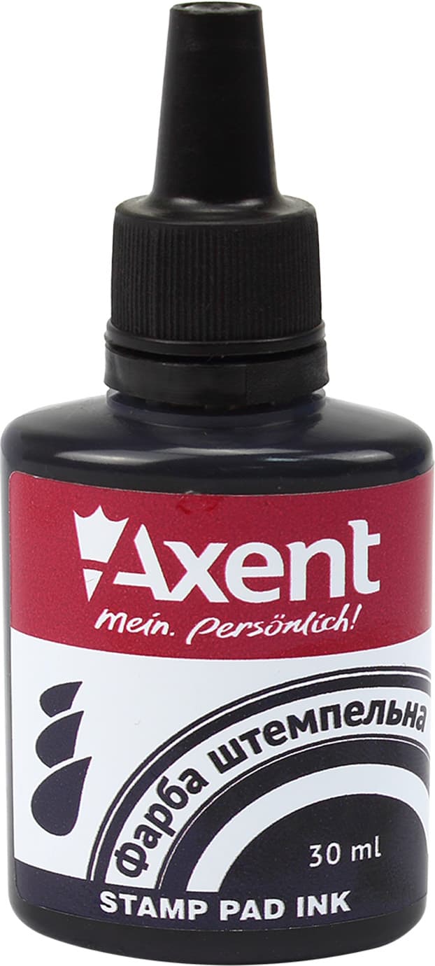 Штемпельная краска Axent 30мл черная 7301-01-A