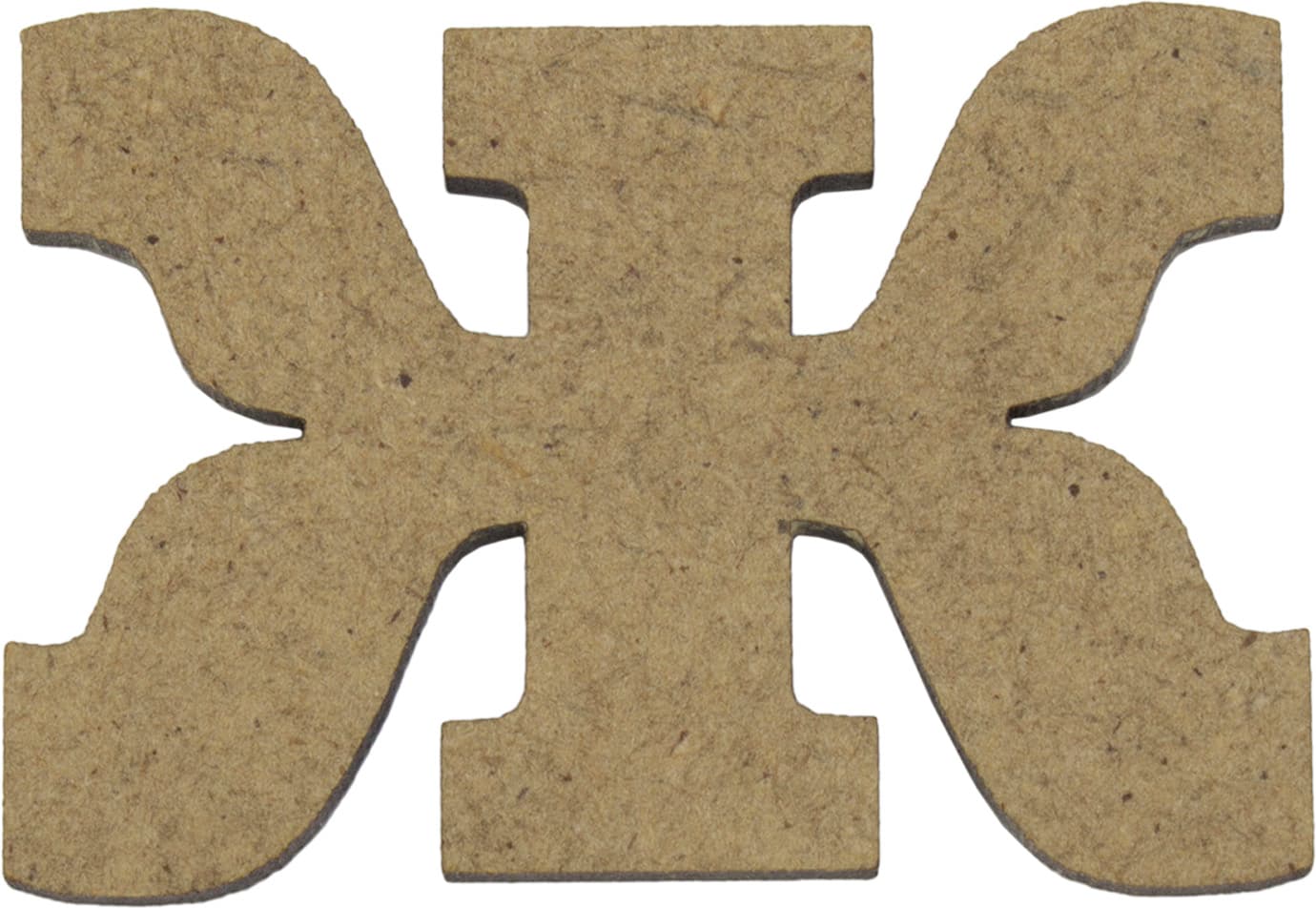 Заготовка з МДФ літера українська Ж 3 см 3 мм (5)