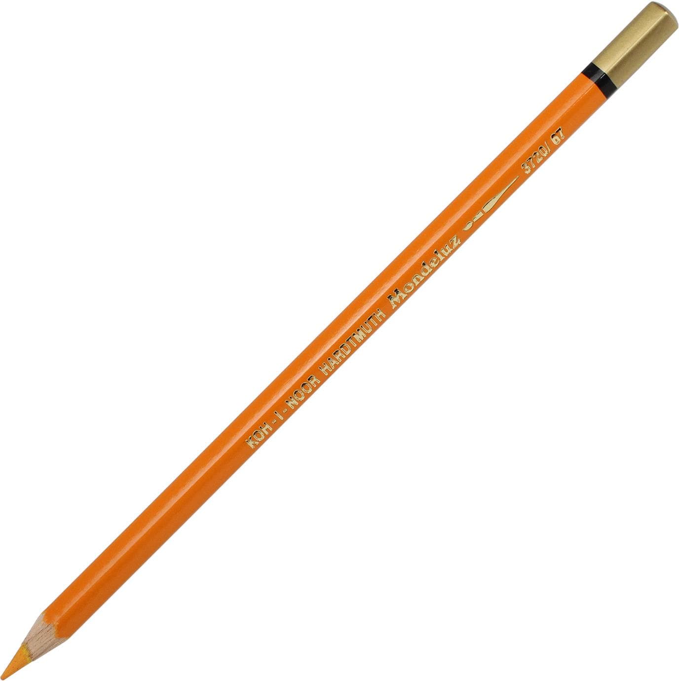 Олівець кольоровий акварельний Koh-i-noor Mondeluz yellowish orange/жовто-помаранчевий 3720/67