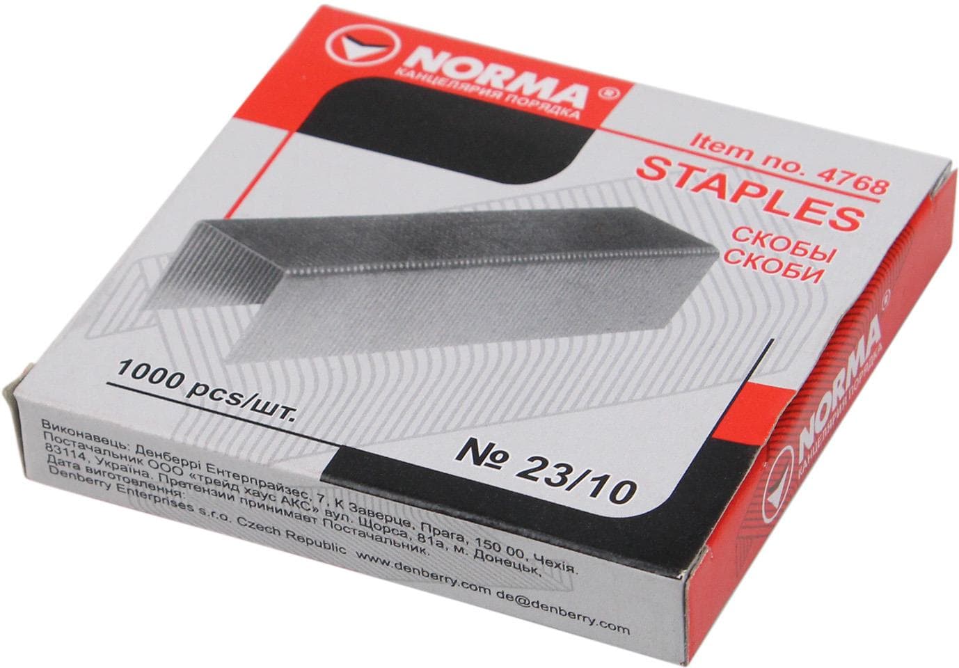 Скобы Norma 23/10 1000 шт (10) 4768