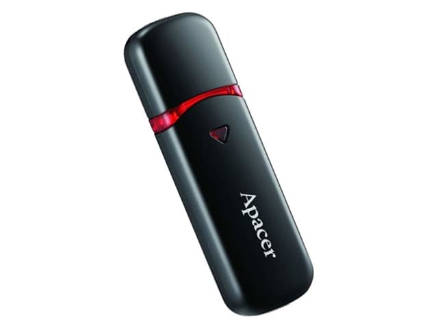 Флеш-пам`ять 64GB Apacer AH333/0707 USB2.0 black