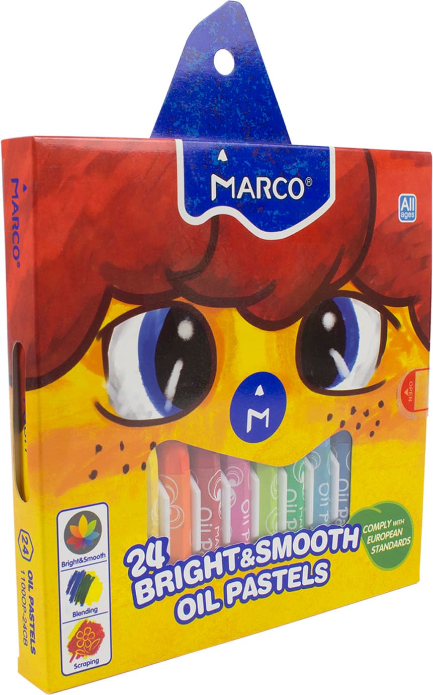 Набор пастель масляная Marco 24 цвета (6) (36) 1100OP-24CB