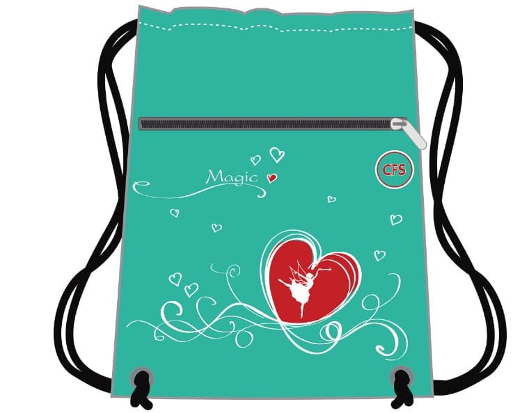 Сумка для взуття CoolForSchool Magic 2 відділення, на блискавці CF85723