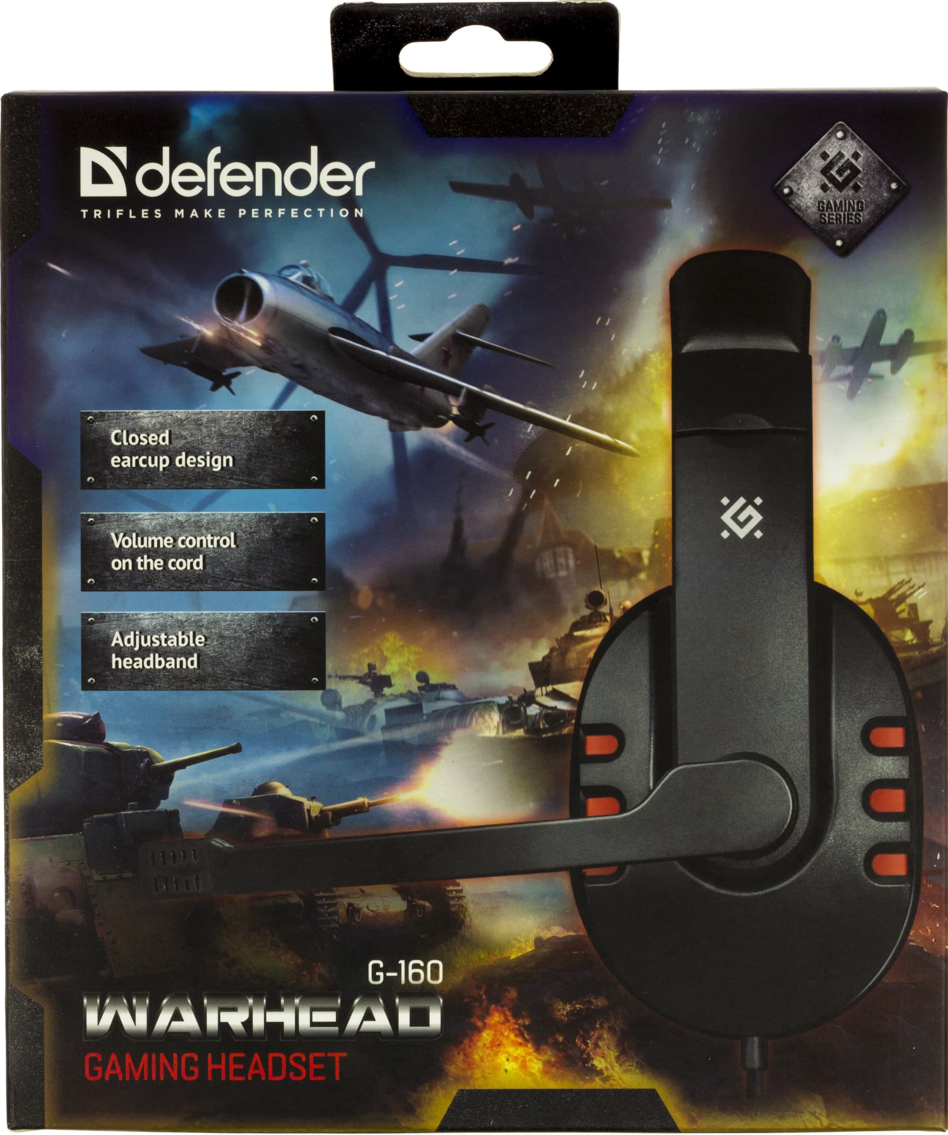 Навушники Defender Warhead G-160 black 64113