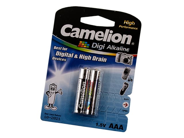 Батарейки Camelion Digi Alkaline LR-03 блістер 2 шт (144)