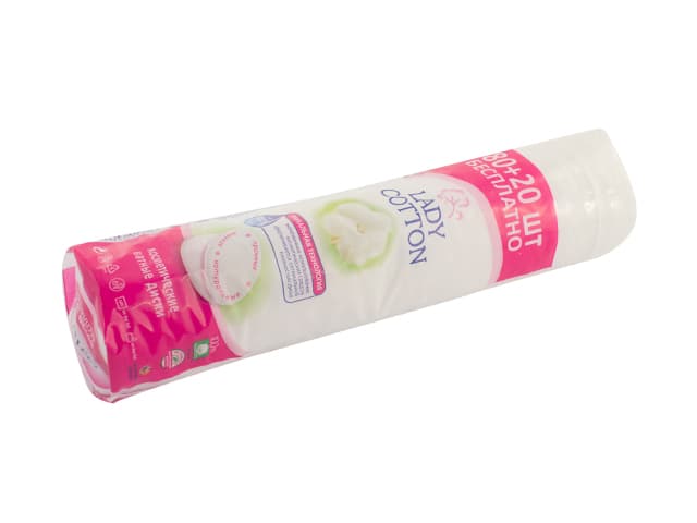 Ватные диски Lady Cotton 80+20 шт. 3016