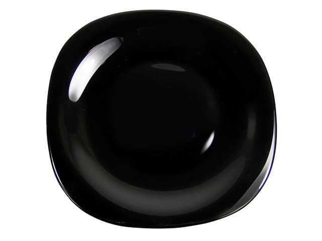 Тарілка скло Luminarc. Carine Noir Black 27 см квадратна (6) (24) H3666/8951/95191/L9817