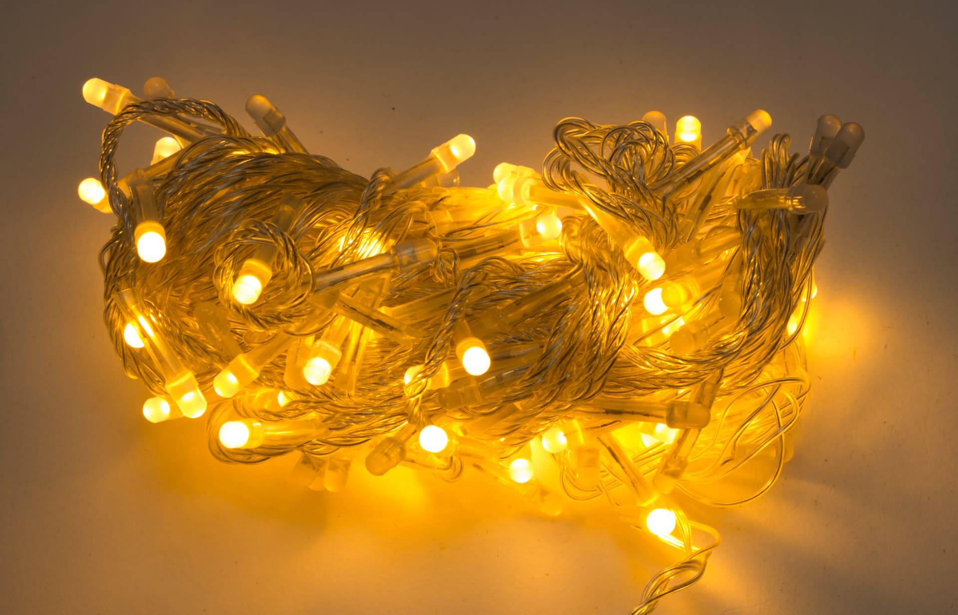 Гірлянда електрична String 200 LED неон білий, прозорий провід L-13,5 м (100) K-21/1120-07