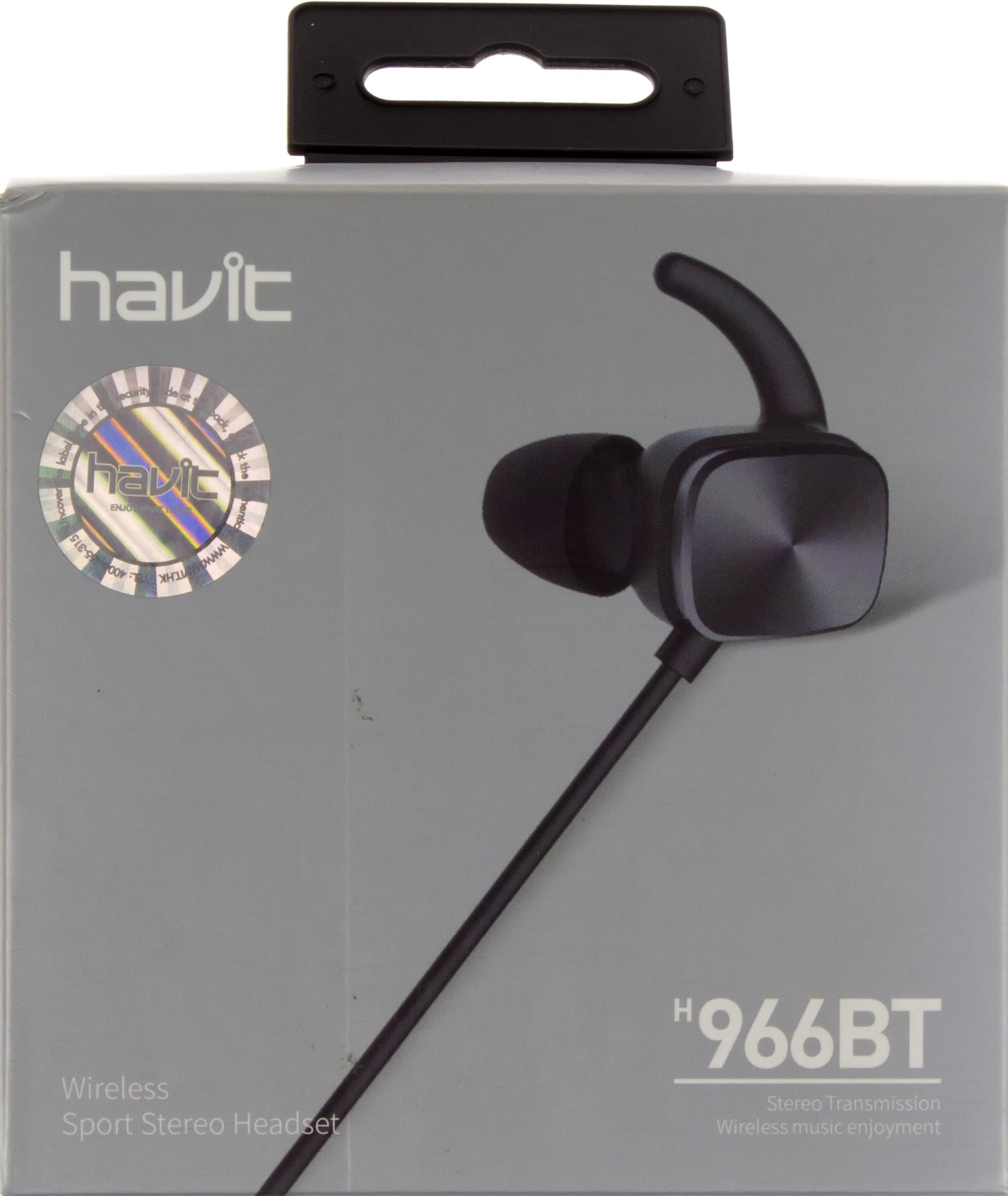 Навушники вакуумні Havit HV-H966BT безпроводні bluetooth black, мікрофон
