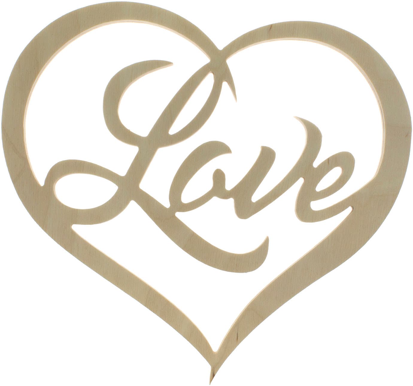 Надпись деревянный Love 1951
