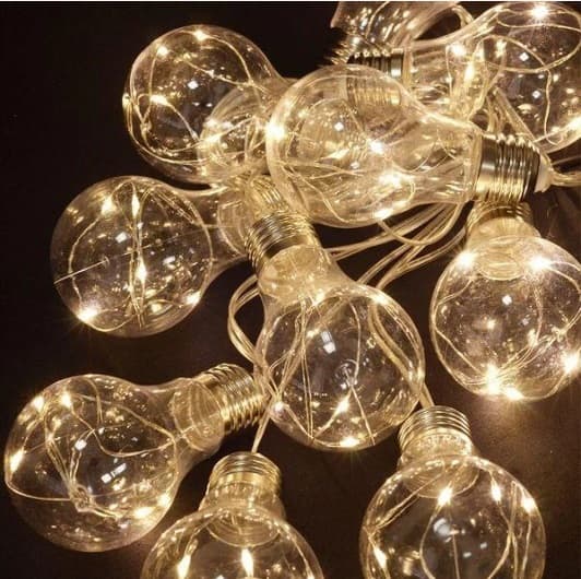 Гірлянда електрична Роса 10 LED, теплий білий L-5 м H-60 мм (20) 1366-07