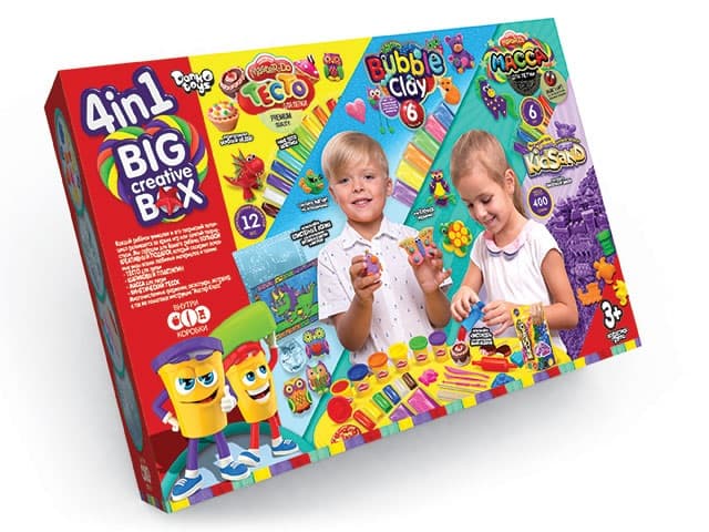Набор креативного творчества 4в1 Big Creative Box DankoToys (4) BCRB-01-01U