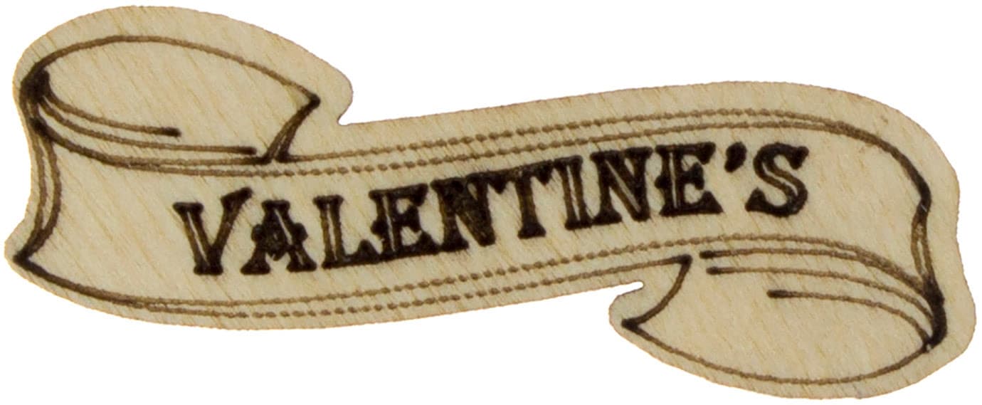 Тег Valentine's 2х6 см фанера (5)