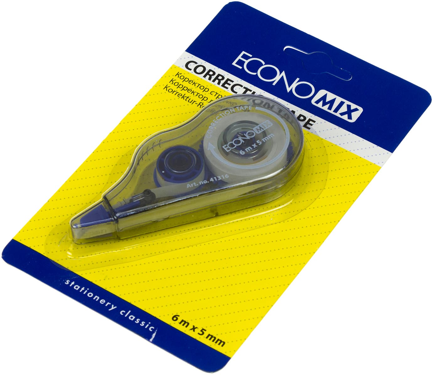 Корректор ленточный Economix 5ммх6м (24) (288) E41316