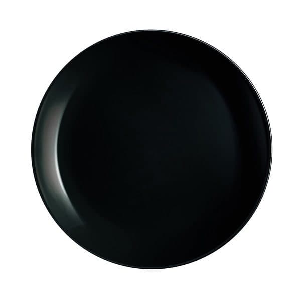 Тарілка десертна скло Luminarc. Diwali Black 19 см (6) (24) 14609/0789