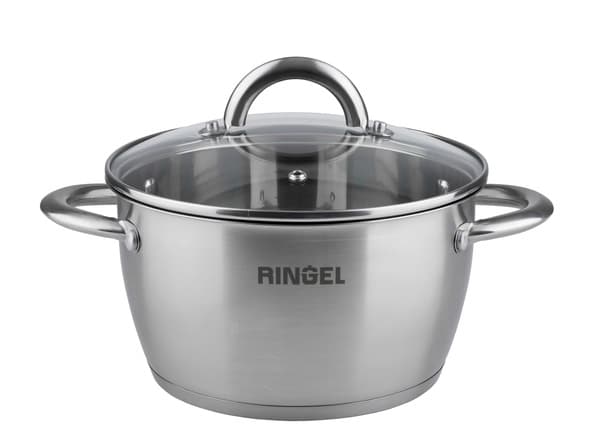 Каструля нержавіюча Ringel Bonn 20 см 3,6 л з кришкою (4) №59115 / RG-2003-20