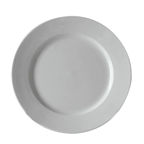 Тарілка десертна керам. біла 8" 20см №30001-008/S&T/(60)