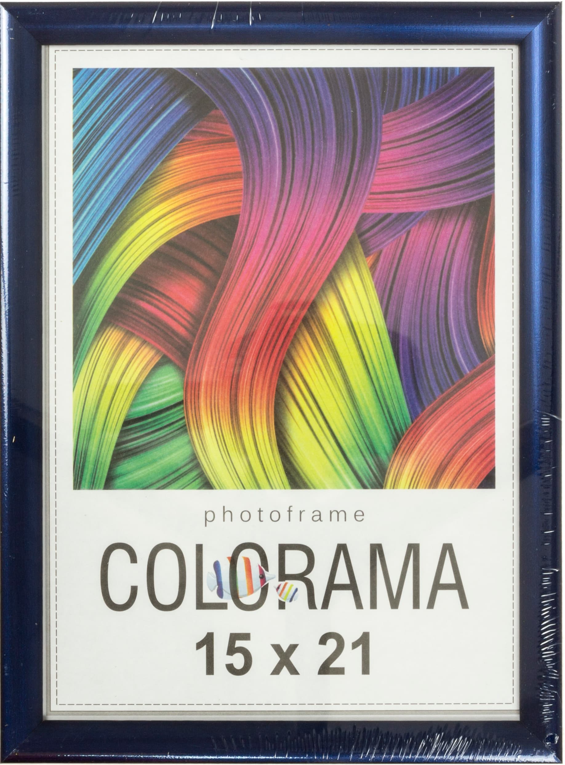 Фоторамка "LA-NEW Colorama" 15х21 blue metallic(24)