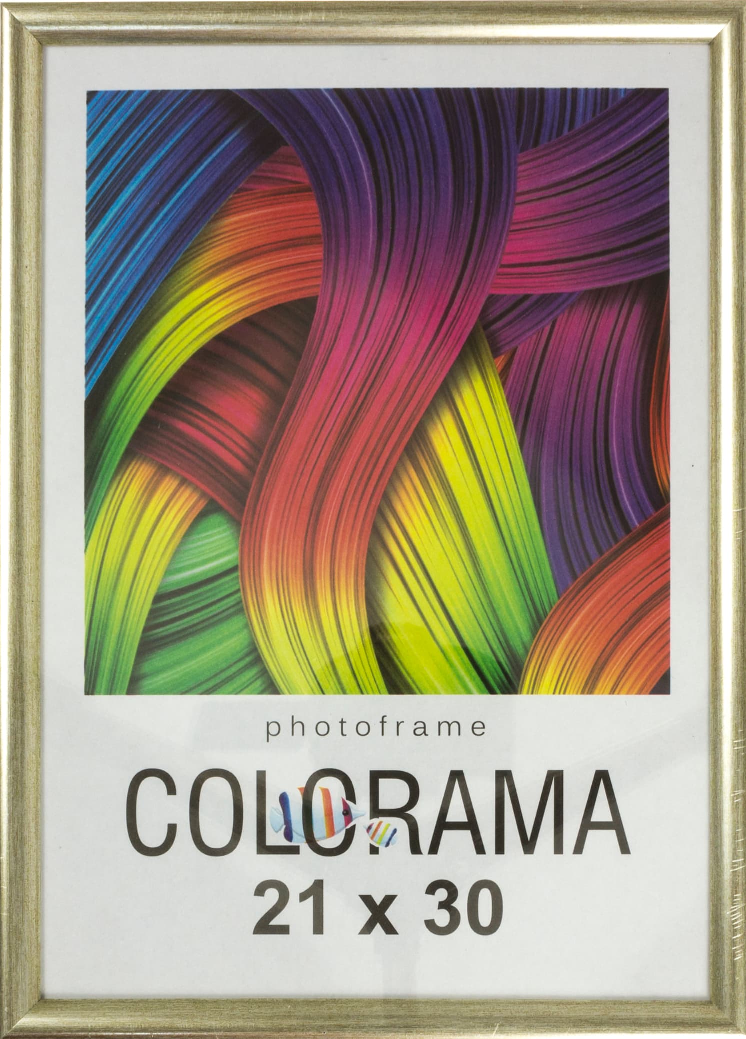 Фоторамка "LA-NEW Colorama" 21х30 45 white gold(19)