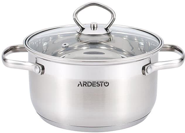 Каструля нерж. "Ardesto Black Gemini" 22см 3,9л №AR3639G(4)