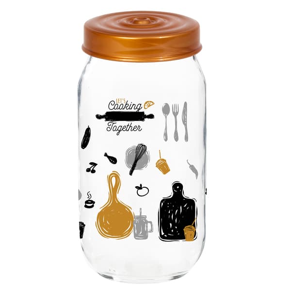 Банка стекло Herevin Let's Cooking 1 л (12) №171541-066/5817