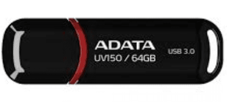 Флеш-пам'ять 64 GB A-Data AUV150 USB3.0 black