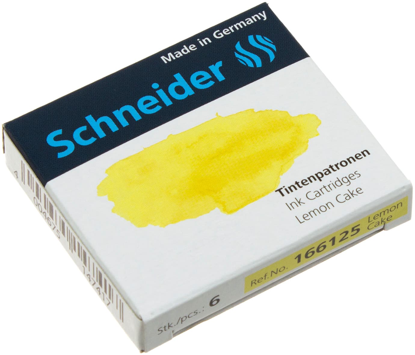 Набор капсул чернильных Schneider 6 шт лимон (10) S166125