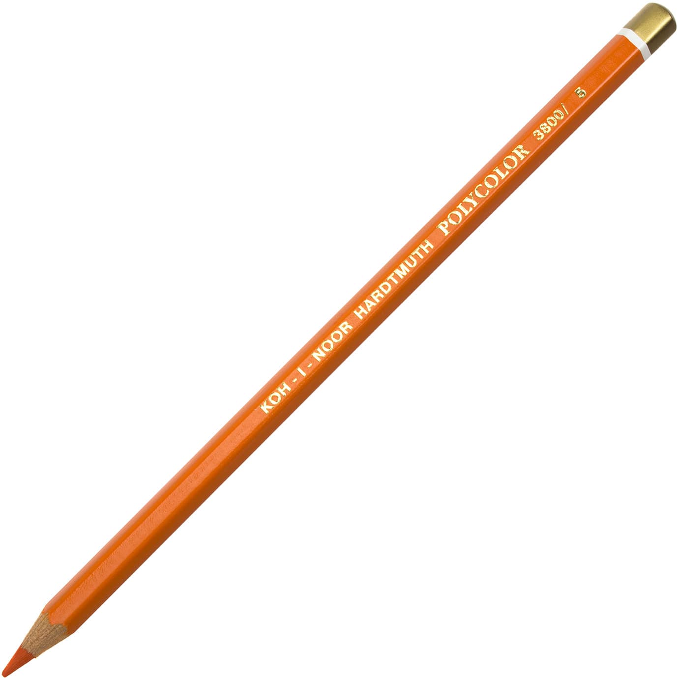 Олівець кольоровий Koh-i-noor Polycolor художній reddisn orange/червоно-помаранчевий (12) 3800/5