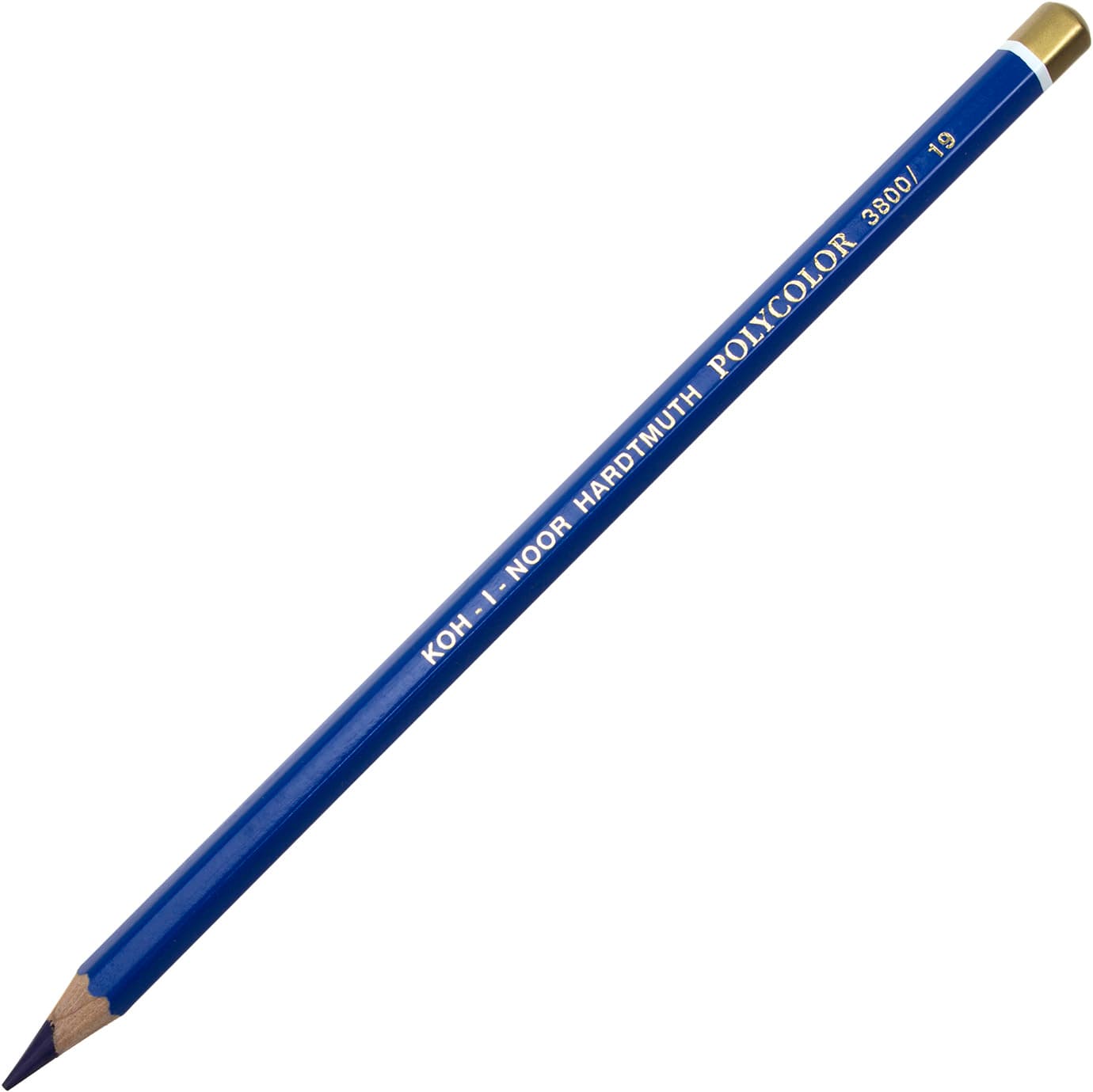 Олівець кольоровий Koh-i-noor Polycolor художній sapphire blue / сапфірний синій (12) 3800 / 19