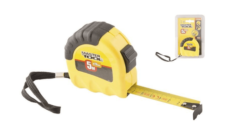 Рулетка Master Tool Shiftlock нейлонове покриття 5мх19мм №62-5019