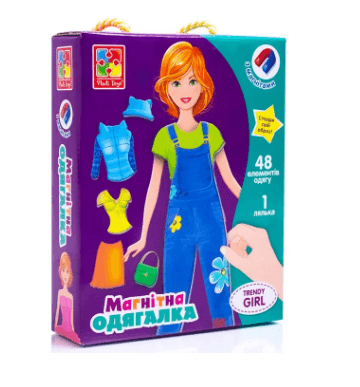Гра на магнітах Trendy girl №VT3702-23  