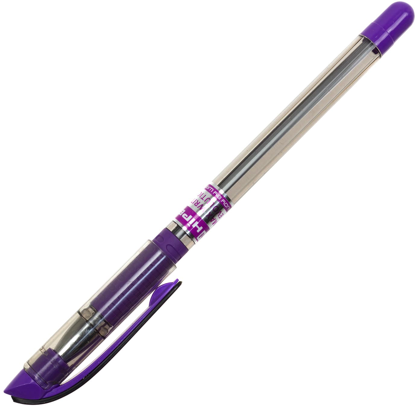 Ручка масляна кулькова Hiper Max Writer Evolution 2500 м 0,7 мм фіолетова (10) (250) №HO-335-ES