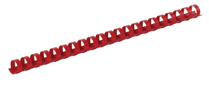  Пружина Buromax пластикова d19 мм червона (100) №0506-05